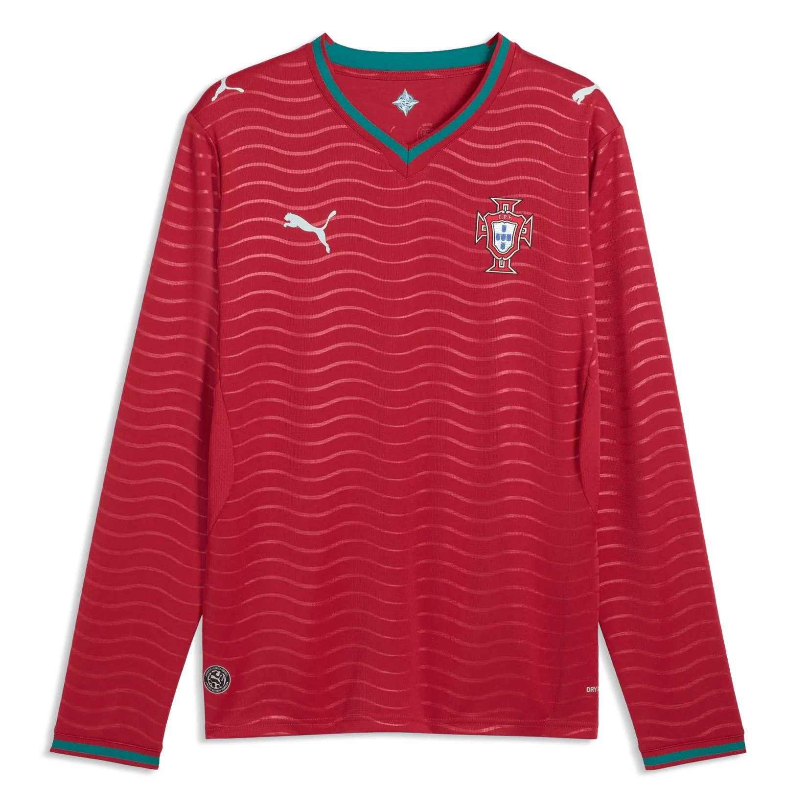 2026 Portugal Men's Stadium Home Long-Sleeve Soccer Jersey Puma