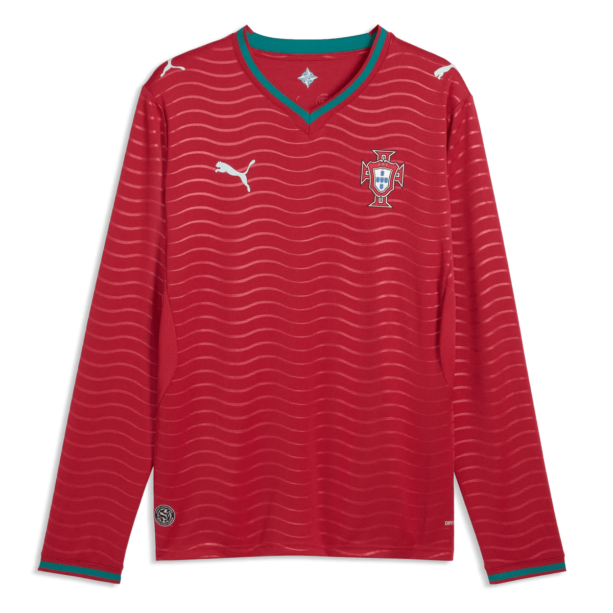 2026 Portugal Men's Stadium Home Long-Sleeve Soccer Jersey Puma