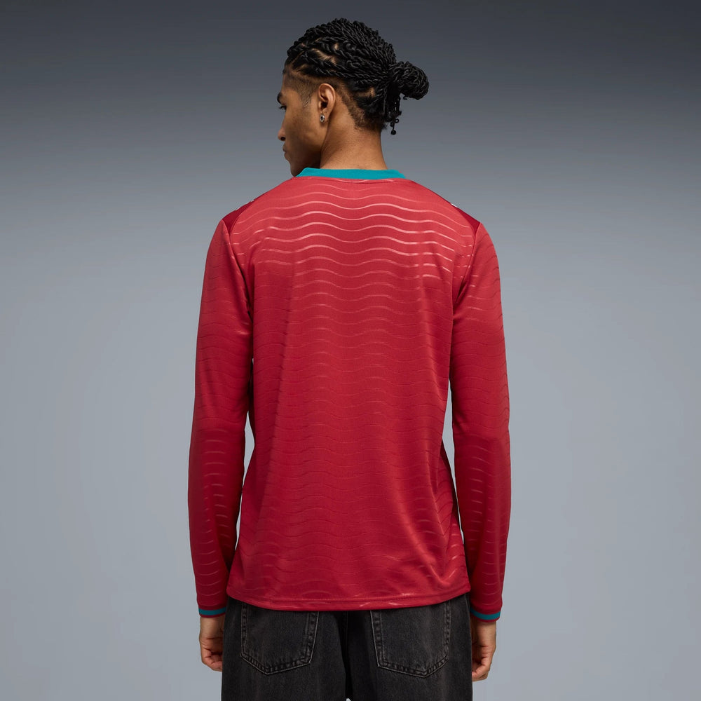 2026 Portugal Men's Stadium Home Long-Sleeve Soccer Jersey Puma