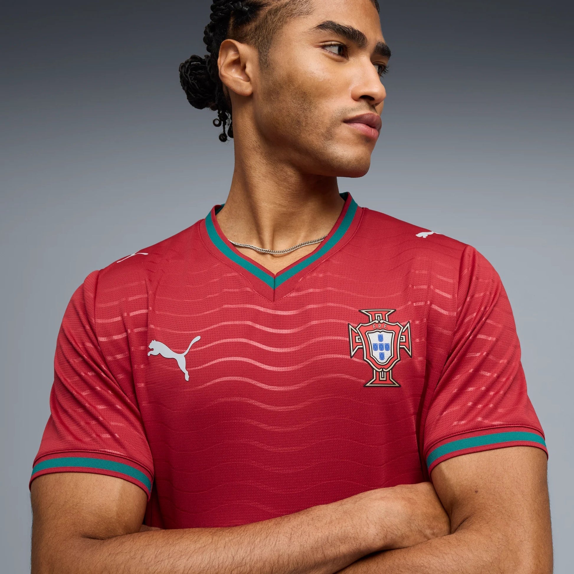 2026 Portugal Men's Stadium Home Soccer Jersey Puma