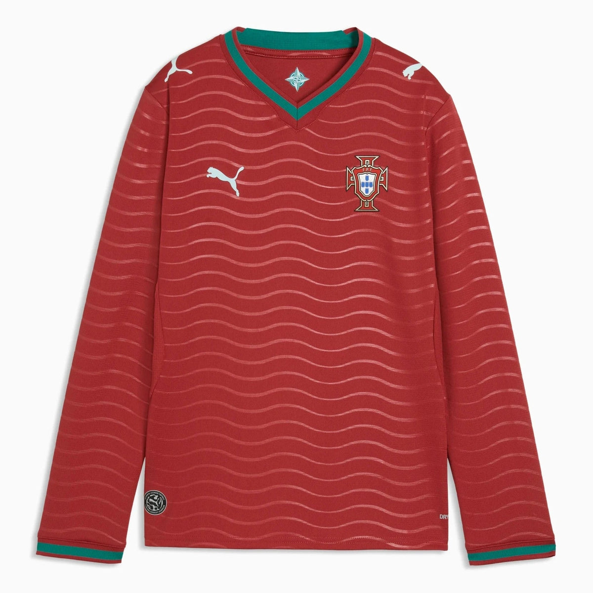 2026 Portugal Youth Stadium Home Long-Sleeve Jersey Puma