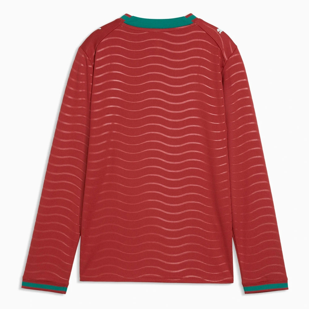 2026 Portugal Youth Stadium Home Long-Sleeve Jersey Puma