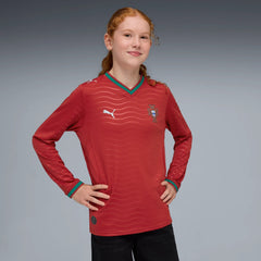 2026 Portugal Youth Stadium Home Long-Sleeve Jersey Puma