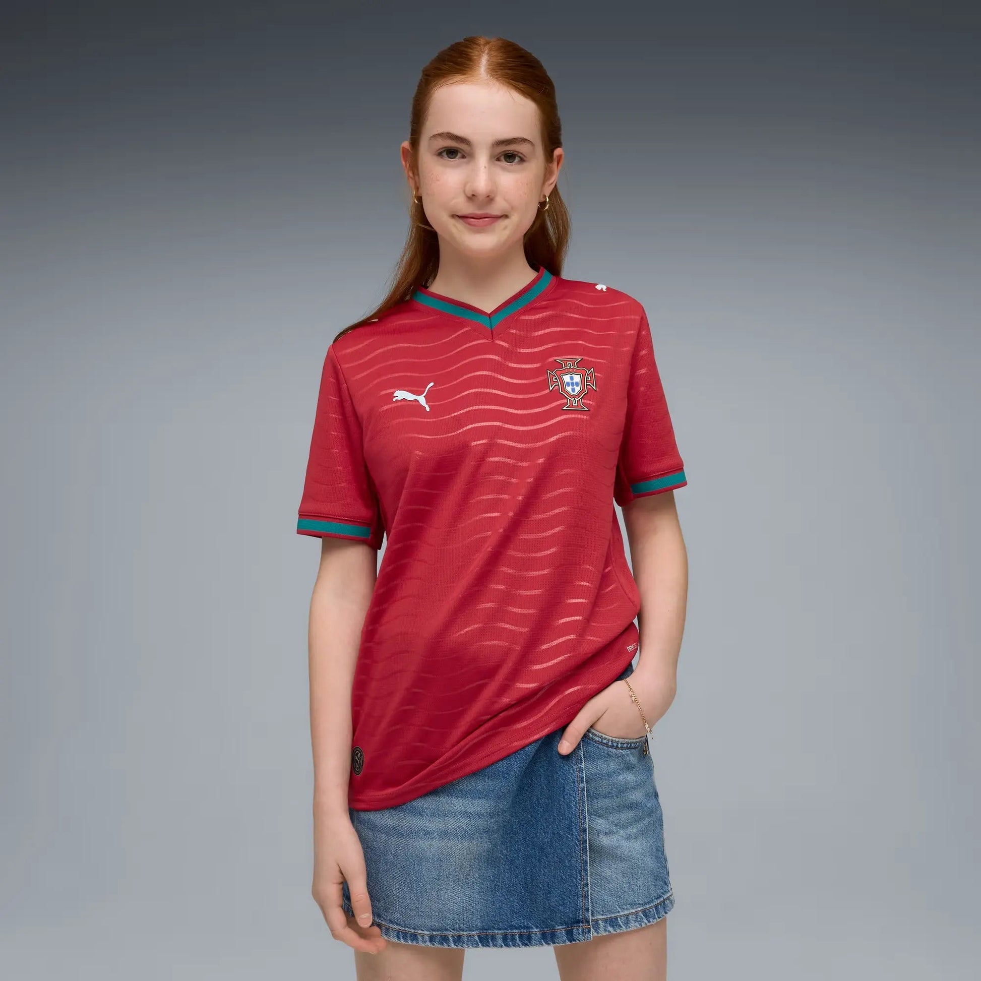 2026 Portugal Youth Stadium Home Soccer Jersey Puma