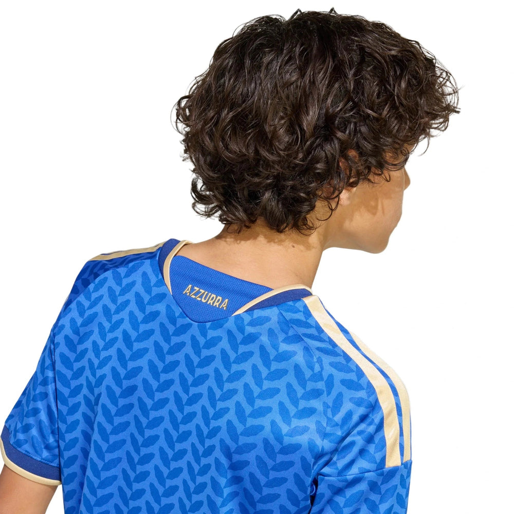 2026 Italy Youth Stadium Home Soccer Jersey Adidas