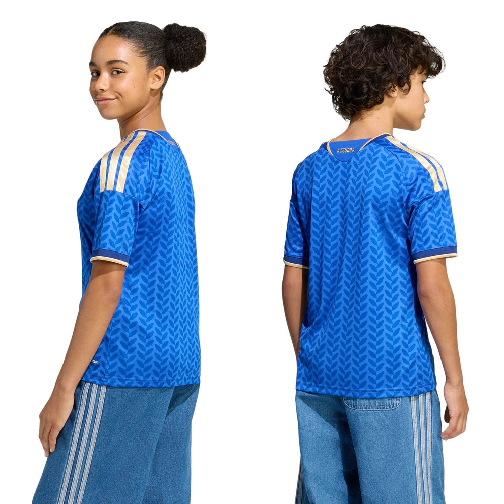 2026 Italy Youth Stadium Home Soccer Jersey Adidas