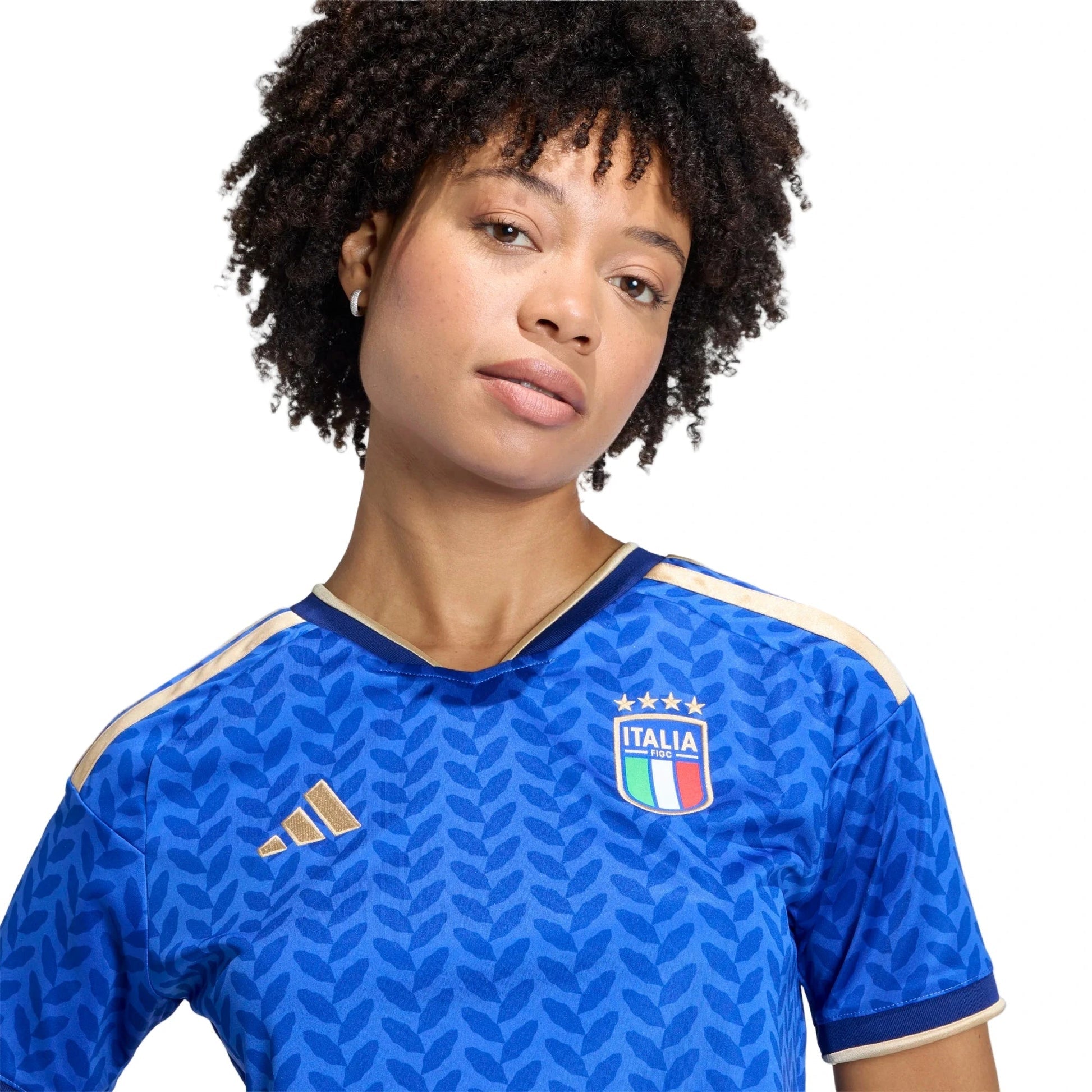 2026 Italy Women's Stadium Home Cropped Soccer Jersey Adidas