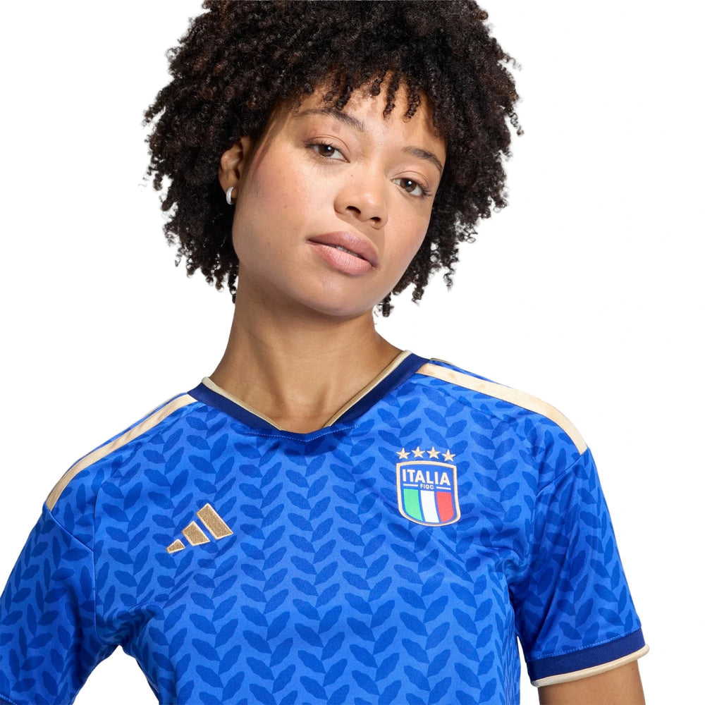 2026 Italy Women's Stadium Home Cropped Soccer Jersey Adidas