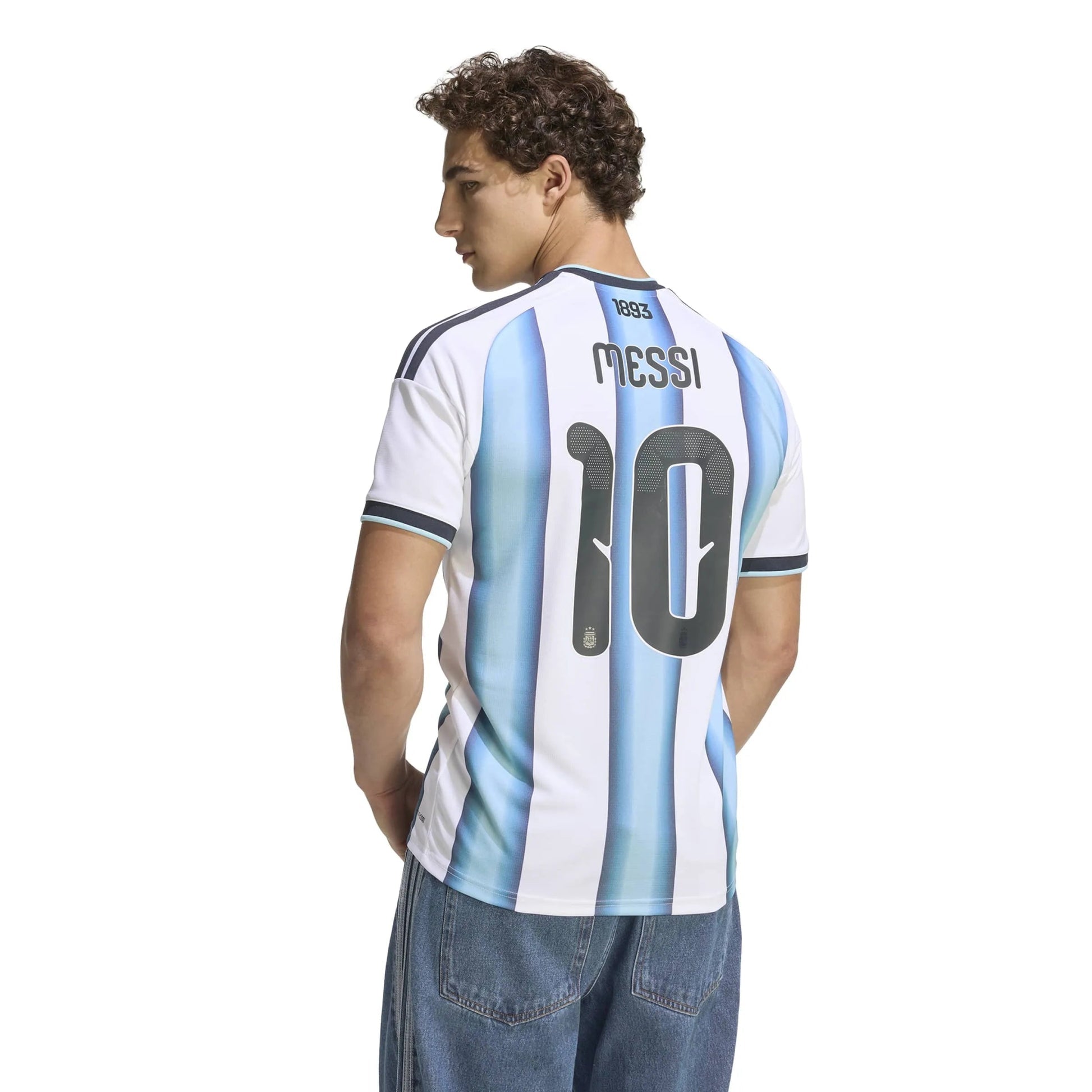 2026 Argentina Men's Stadium Home Messi #10 Soccer Jersey Adidas