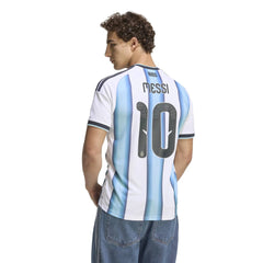 2026 Argentina Men's Stadium Home Messi #10 Soccer Jersey Adidas