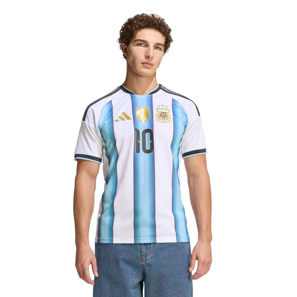 2026 Argentina Men's Stadium Home Messi #10 Soccer Jersey Adidas
