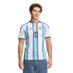 2026 Argentina Men's Stadium Home Messi #10 Soccer Jersey Adidas