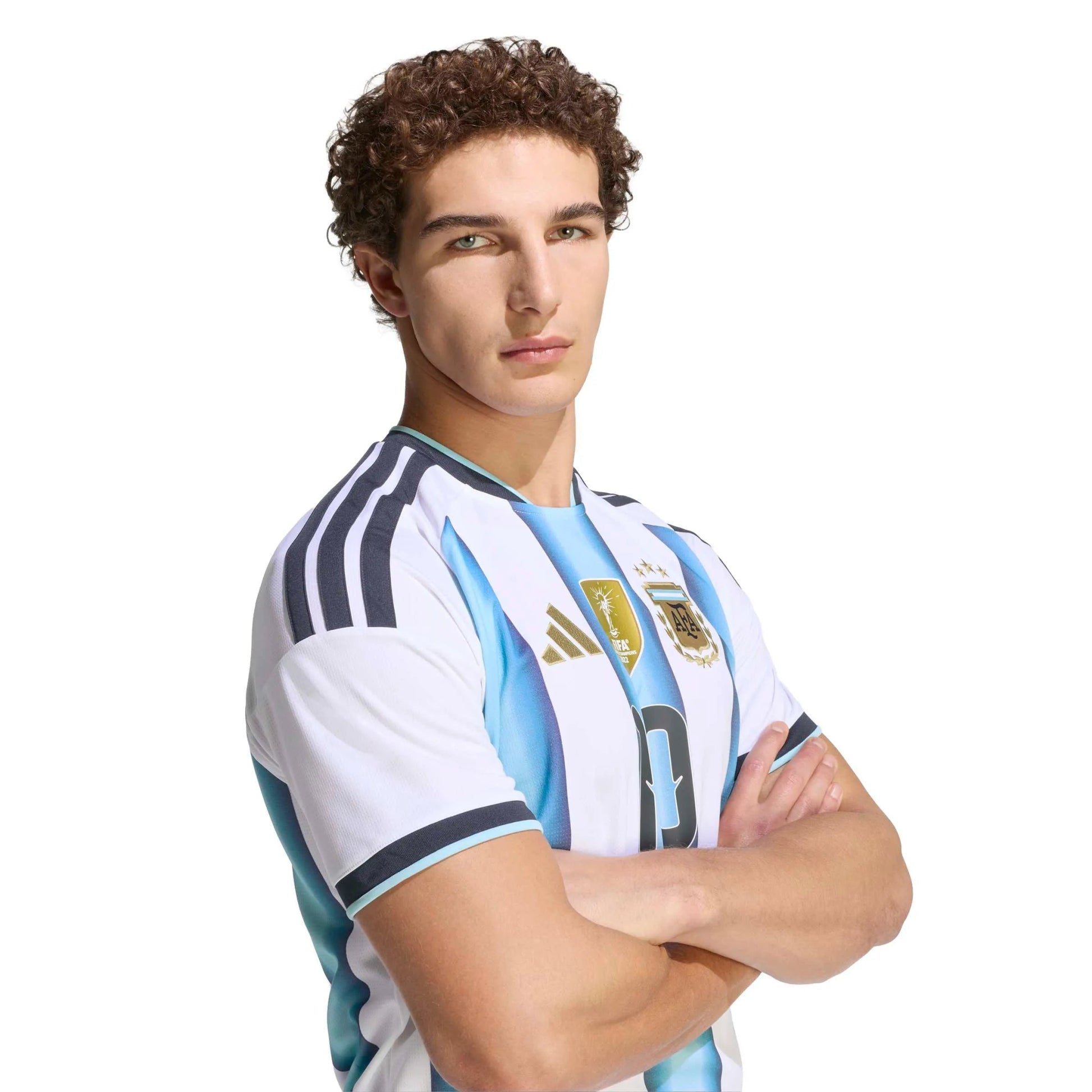 2026 Argentina Men's Stadium Home Messi #10 Soccer Jersey Adidas