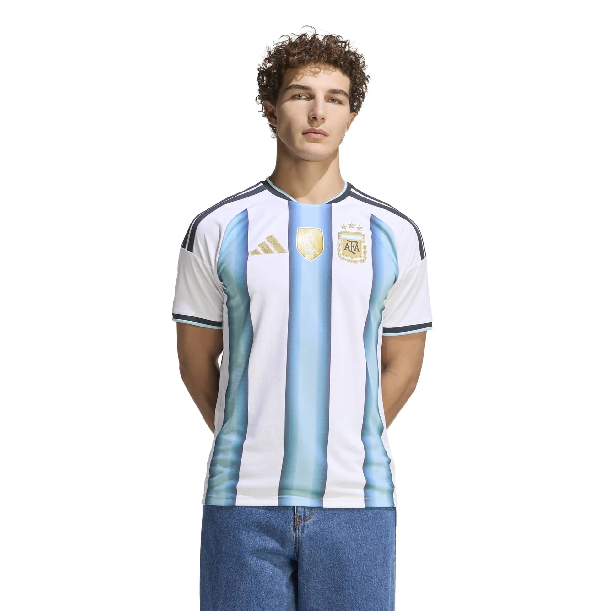 2026 Argentina Men's Stadium Home Soccer Jersey Adidas