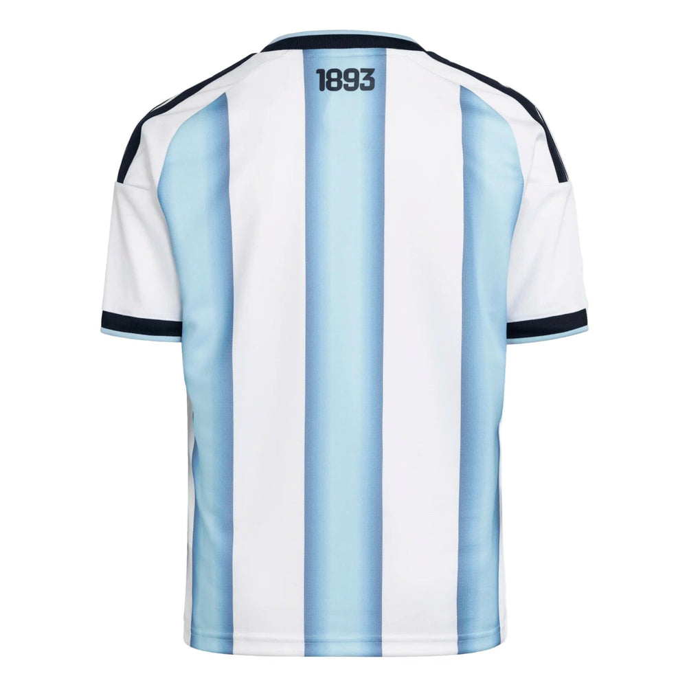 2026 Argentina Youth Stadium Home Soccer Jersey Adidas