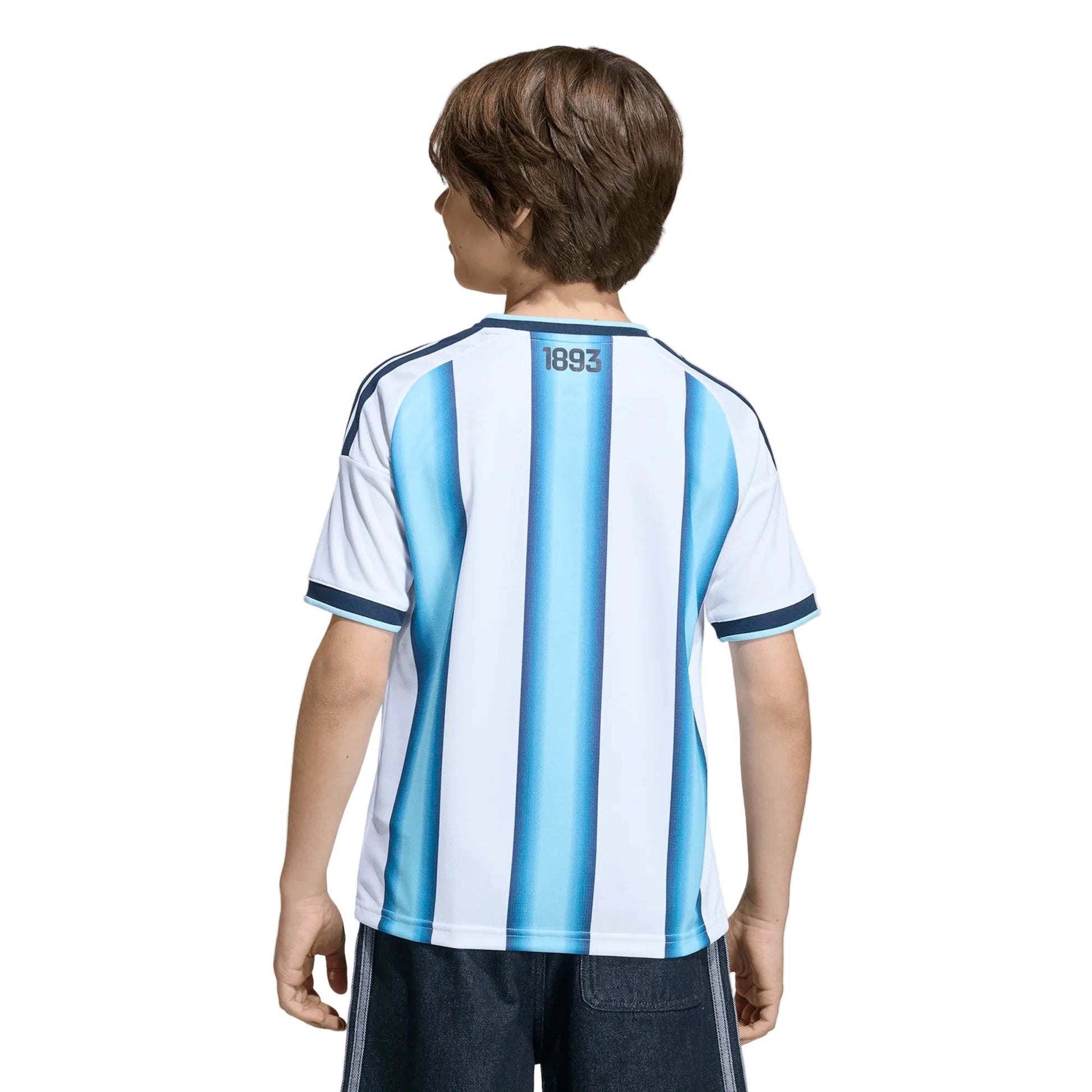 2026 Argentina Youth Stadium Home Soccer Jersey Adidas