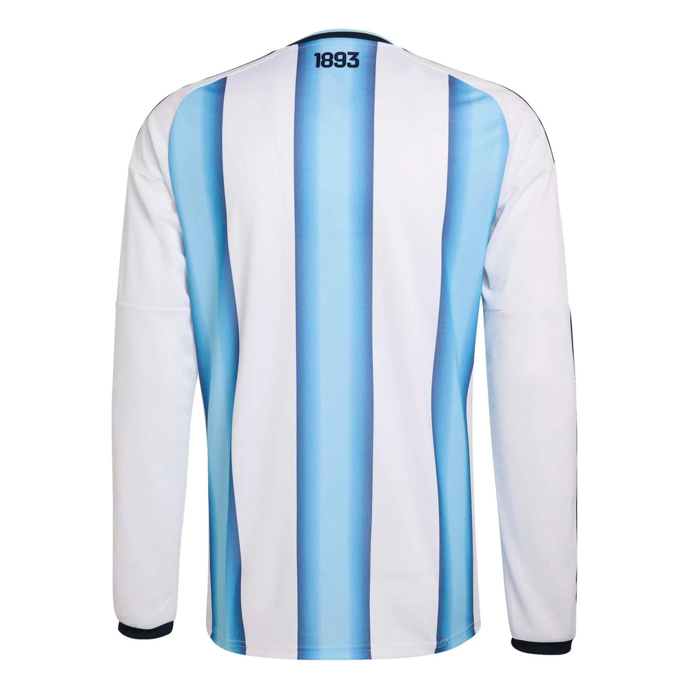 2026 Argentina Men's Stadium Home Long-Sleeve Soccer Jersey Adidas