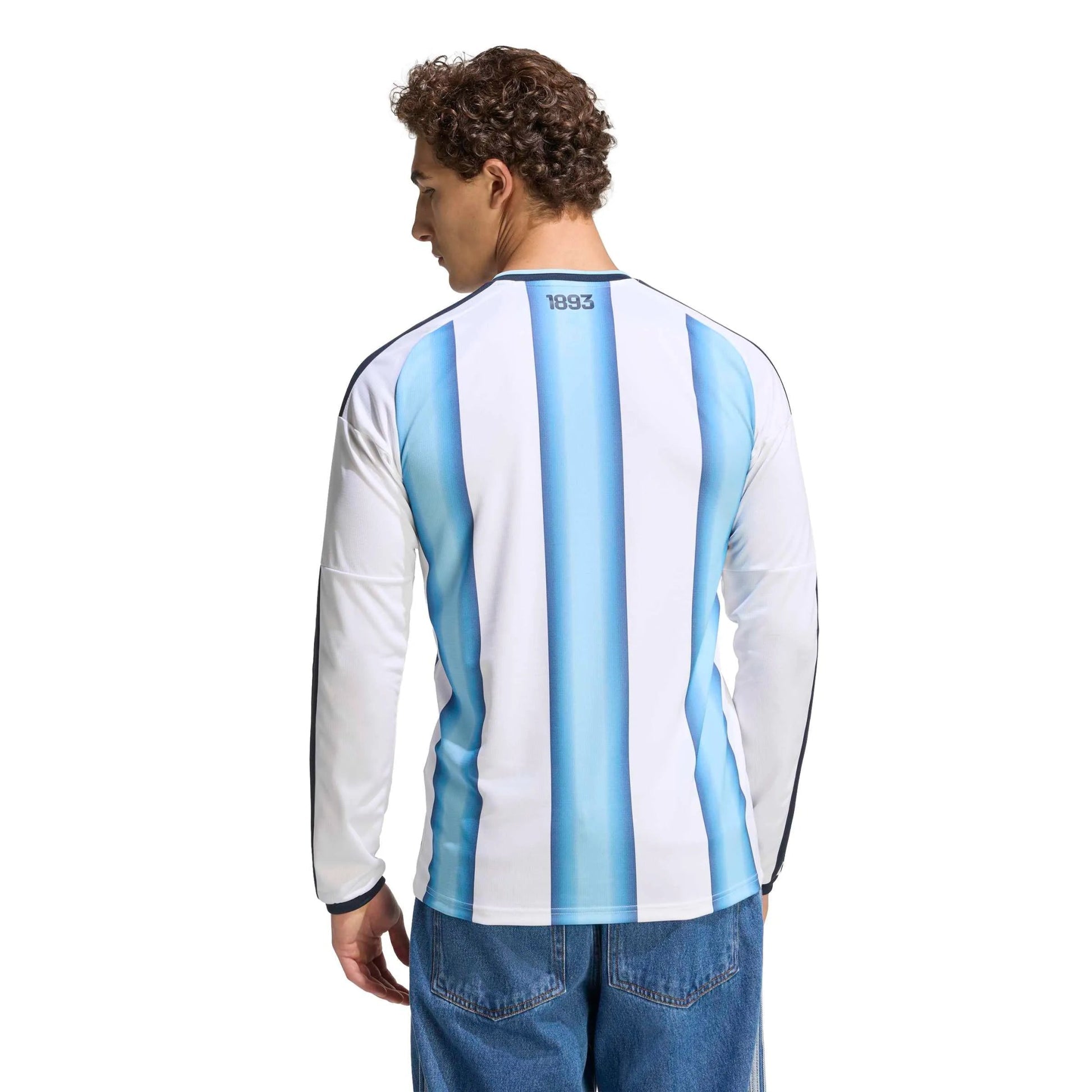2026 Argentina Men's Stadium Home Long-Sleeve Soccer Jersey Adidas
