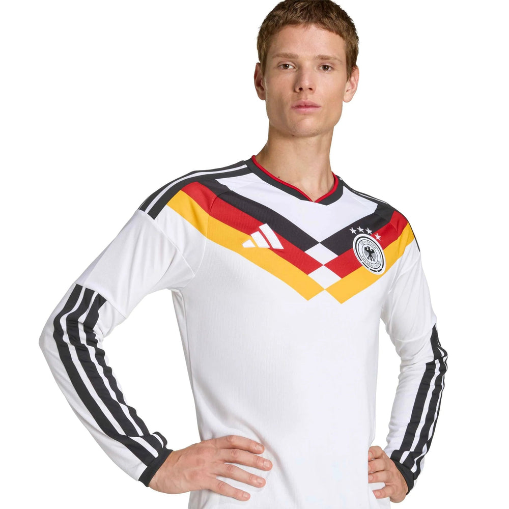 2026 Germany Men's Stadium Home Long-Sleeve Soccer Jersey Adidas