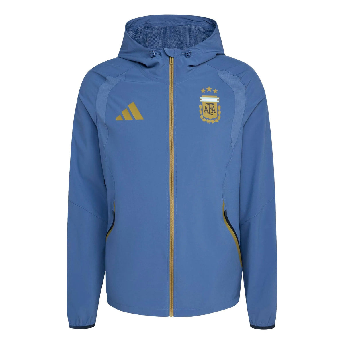 2026 Argentina Men's Tiro Travel Full Zip Windbreaker Adidas