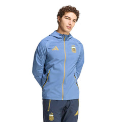 2026 Argentina Men's Tiro Travel Full Zip Windbreaker Adidas