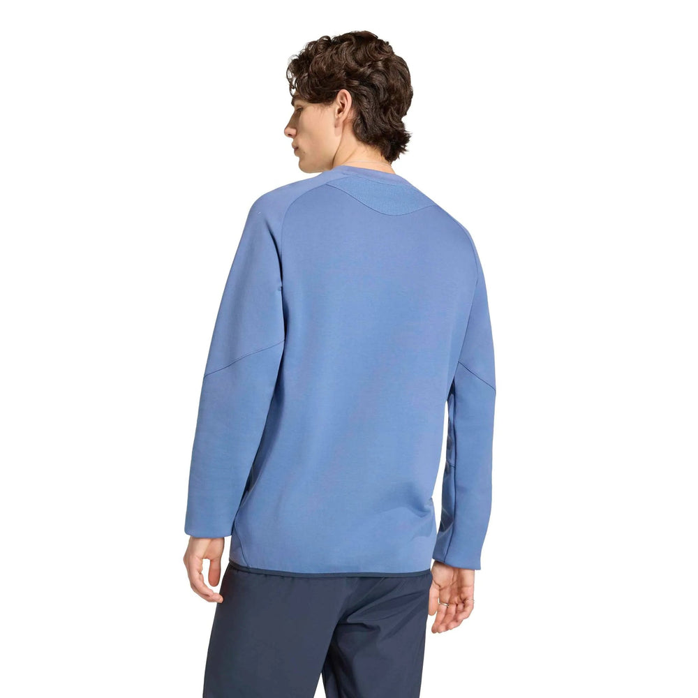 2026 Argentina Men's Tiro Travel Crewneck Sweatshirt Adidas