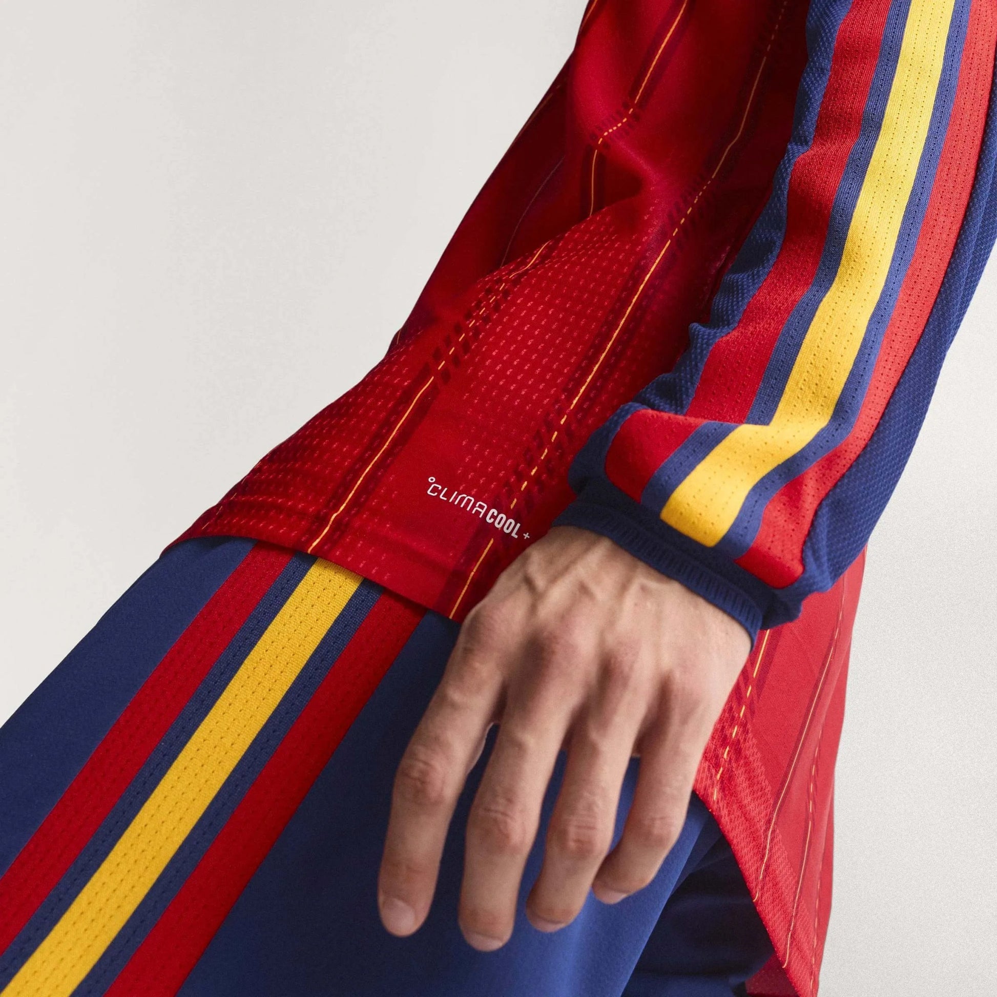 2026 Spain Men's Authentic Home Long-Sleeve Soccer Jersey Adidas