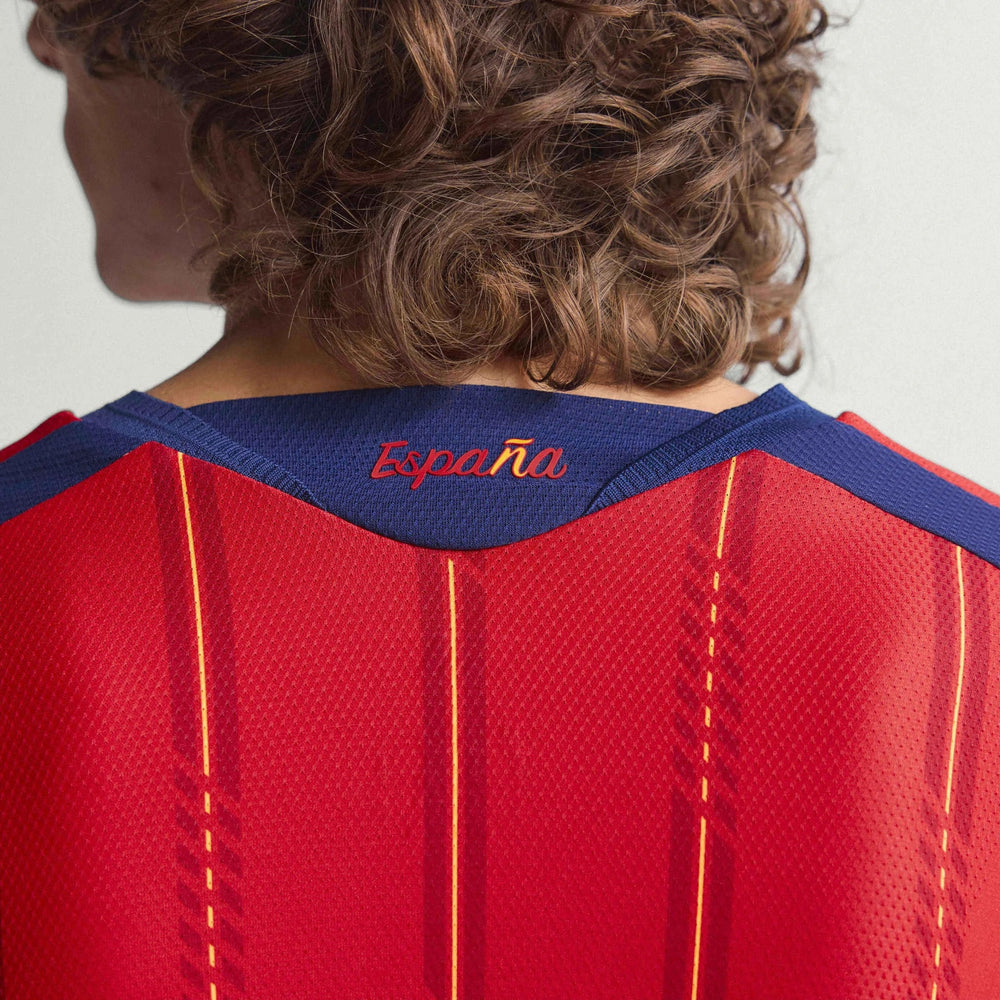 2026 Spain Men's Authentic Home Long-Sleeve Soccer Jersey Adidas