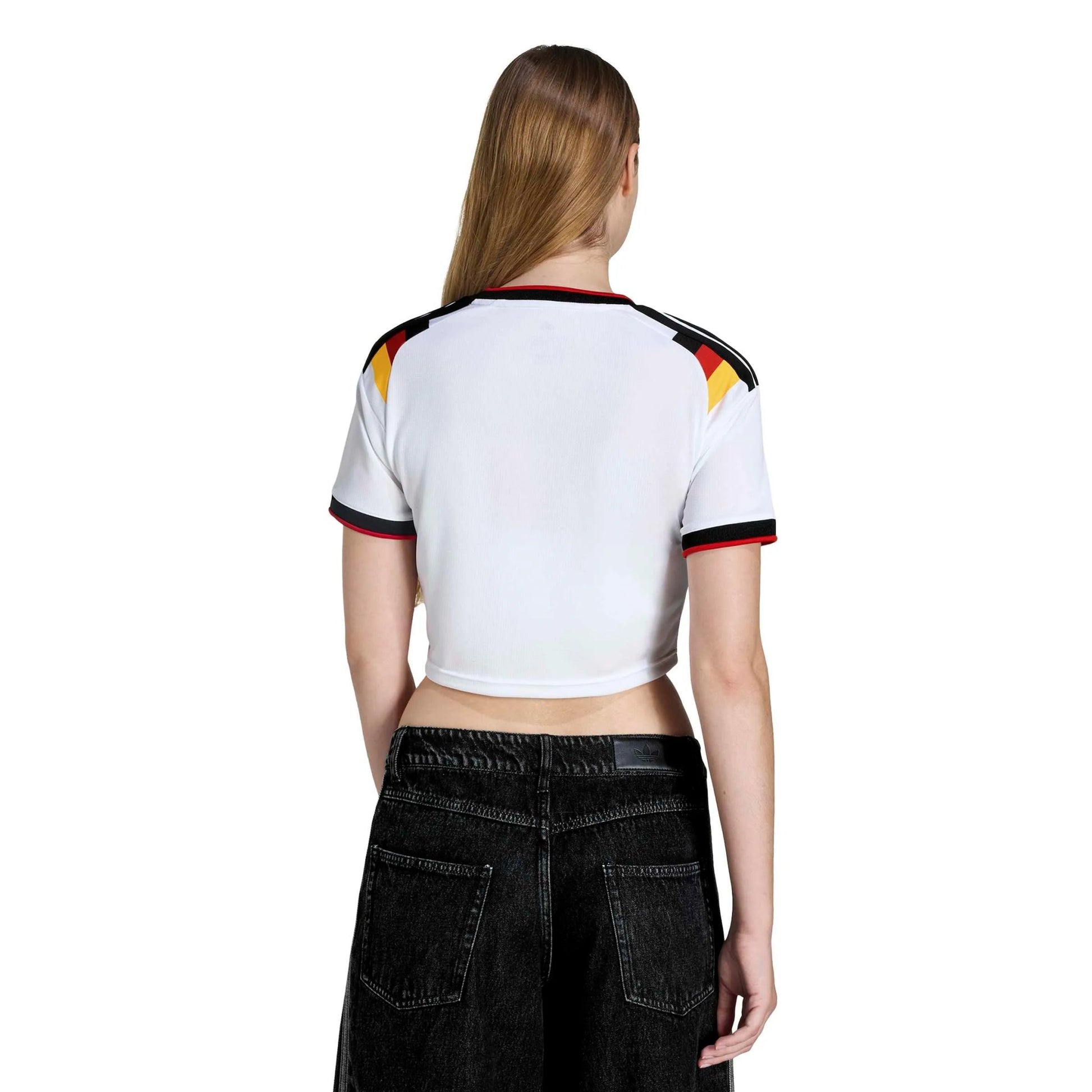 2026 Germany Women's Stadium Home Cropped Soccer Jersey Adidas