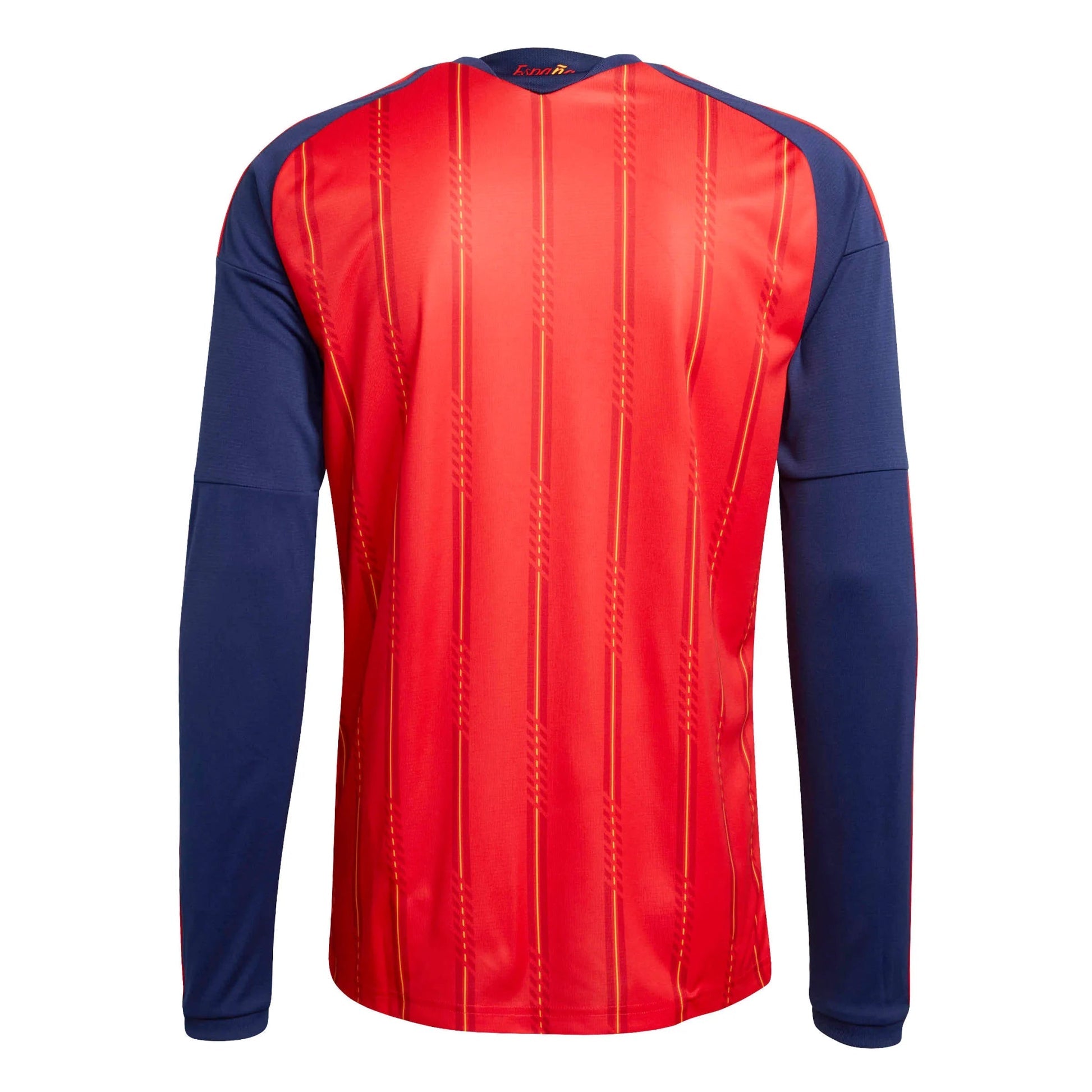 2026 Spain Men's Stadium Home Long-Sleeve Soccer Jersey Adidas