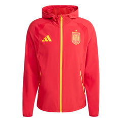 2026 Spain Men's Tiro Travel Full Zip Windbreaker Adidas