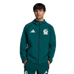 2026 Mexico Men's Tiro Travel Full Zip Windbreaker Adidas