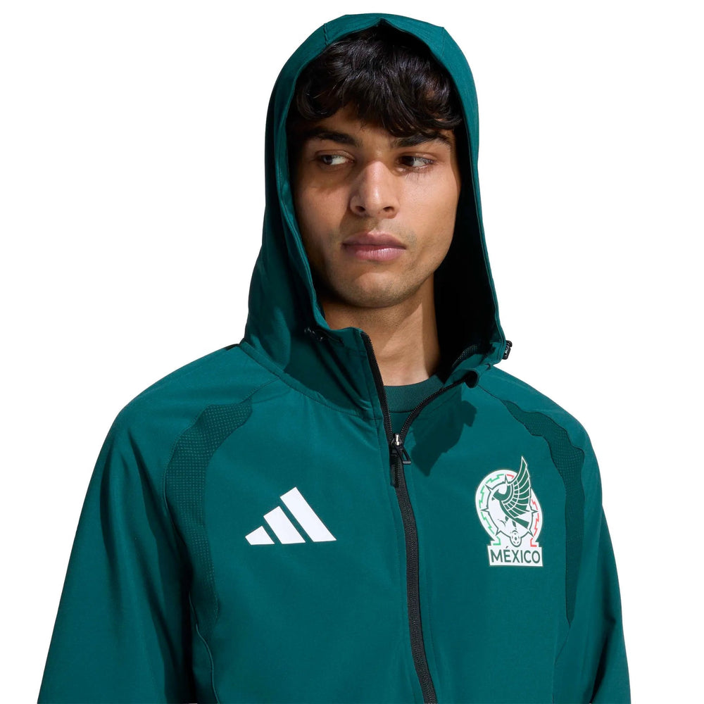 2026 Mexico Men's Tiro Travel Full Zip Windbreaker Adidas