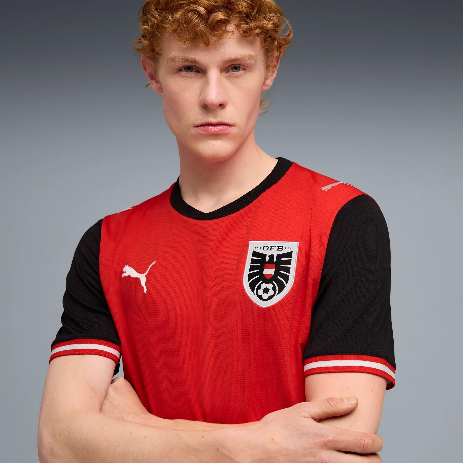 2026 Austria Men's Stadium Home Soccer Jersey Puma