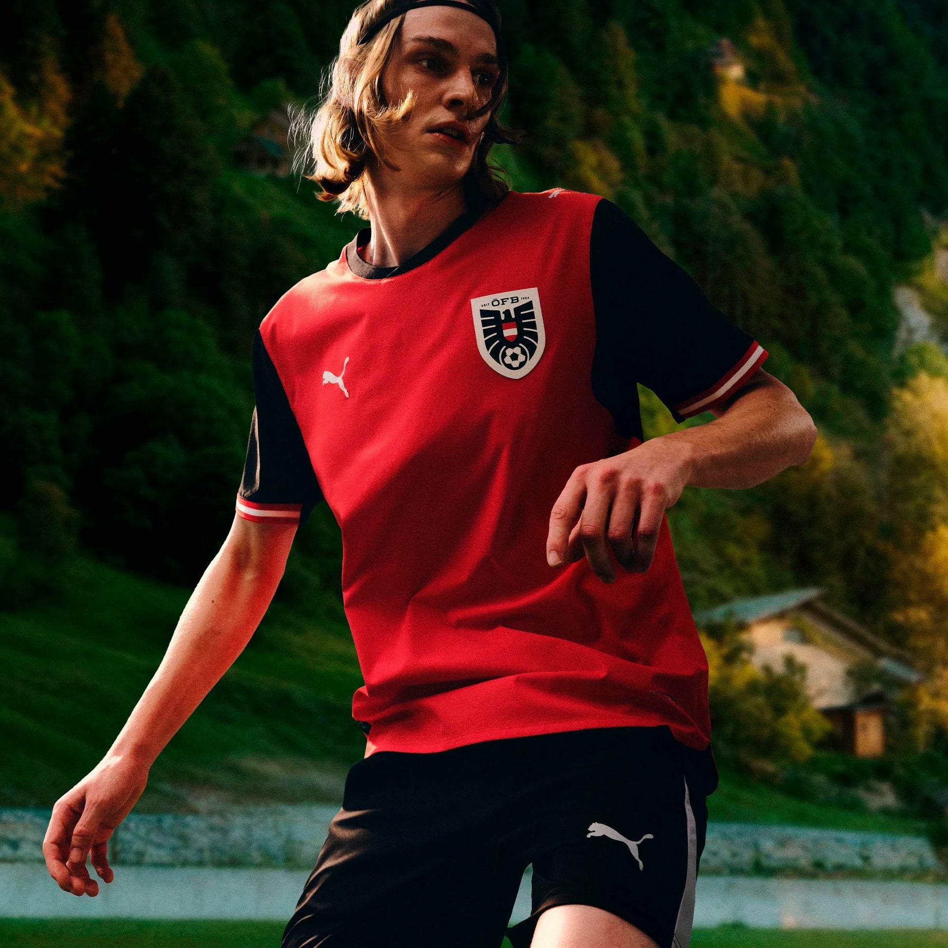 2026 Austria Men's Stadium Home Soccer Jersey Puma