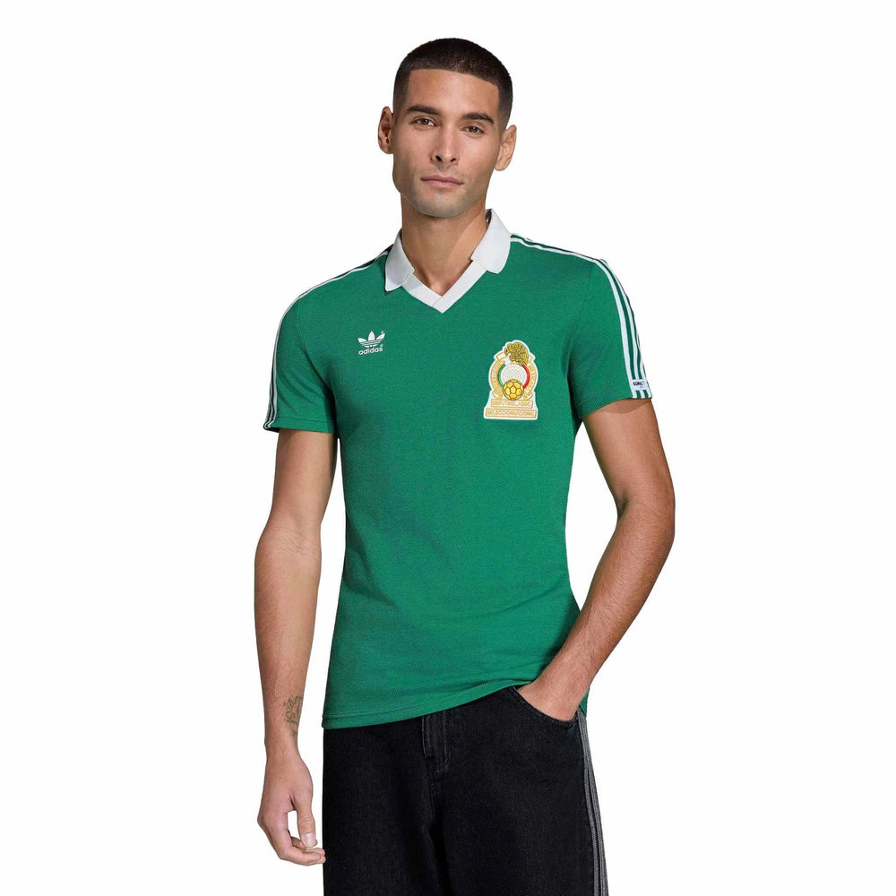 1986 Mexico Men's Retro Stadium Home Soccer Jersey Adidas