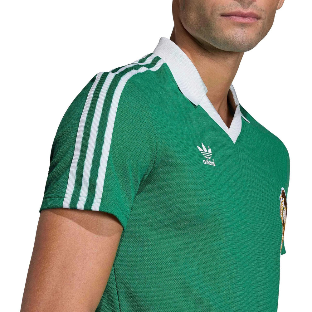1986 Mexico Men's Retro Stadium Home Soccer Jersey Adidas