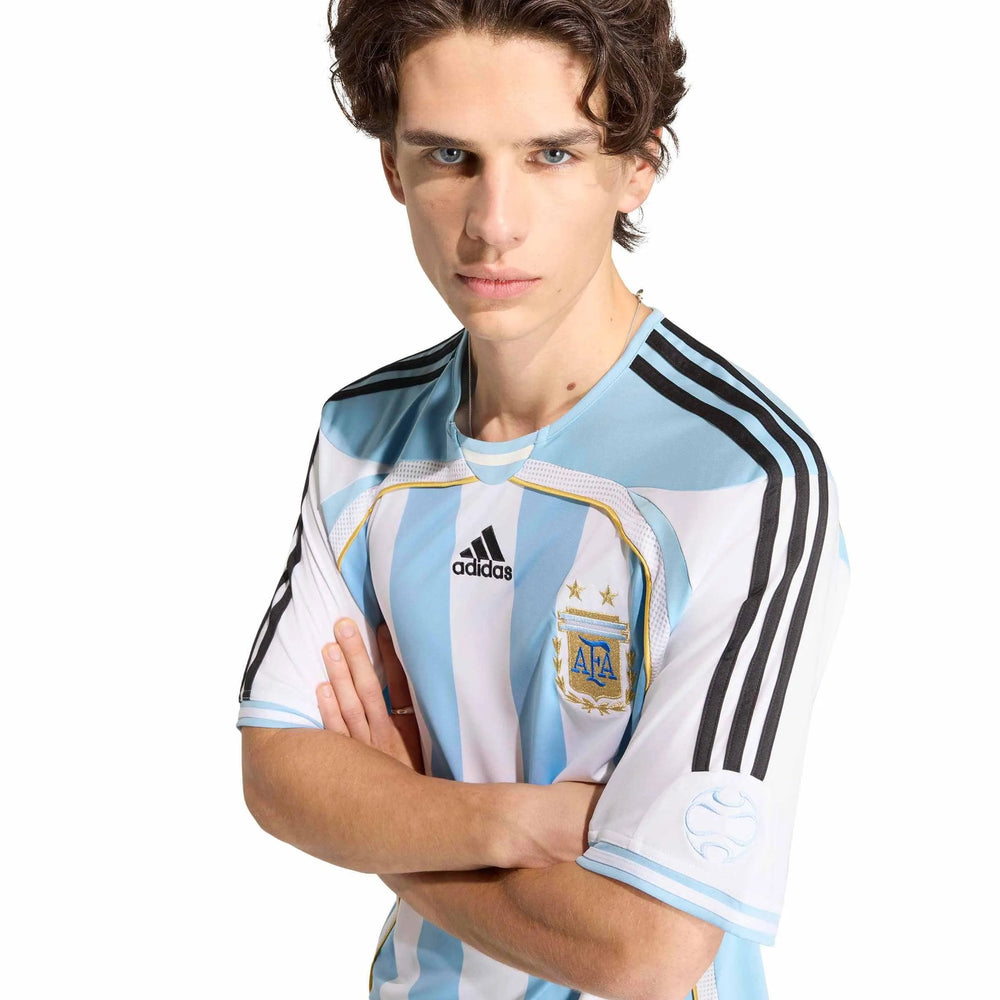2006 Argentina Men's Retro Stadium Home Soccer Jersey Adidas