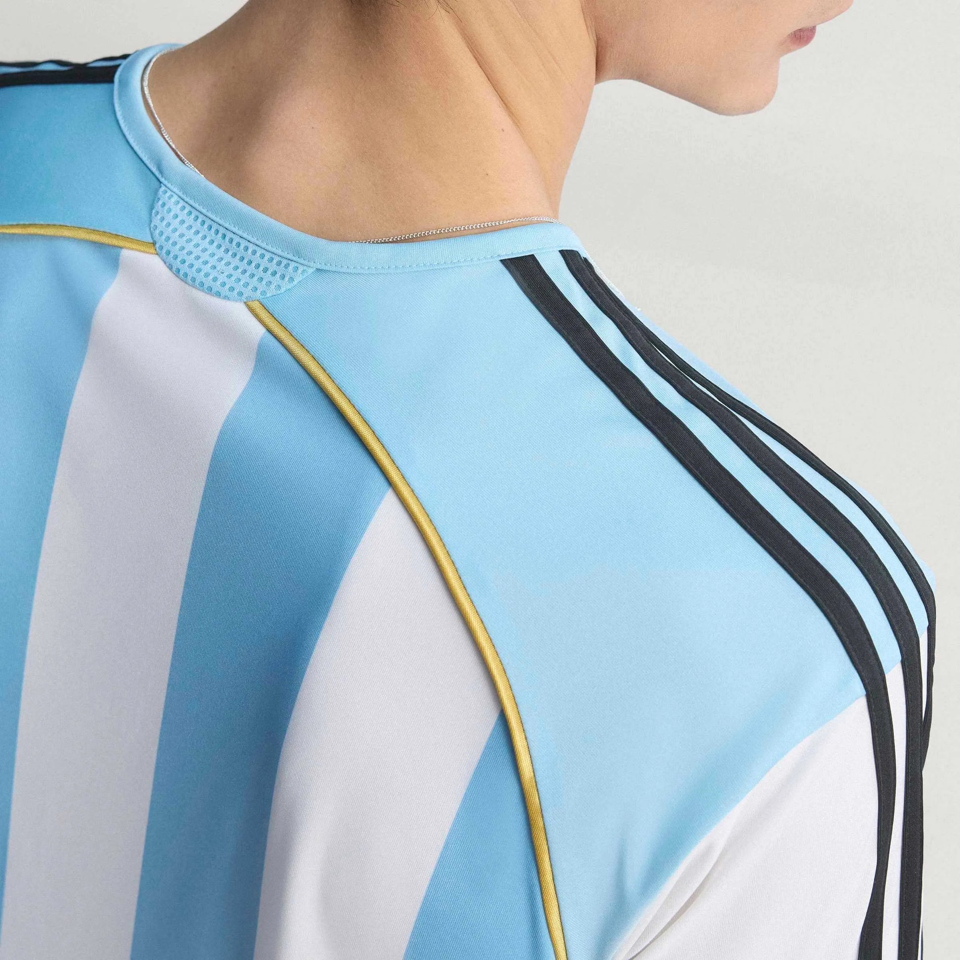 2006 Argentina Men's Retro Stadium Home Soccer Jersey Adidas