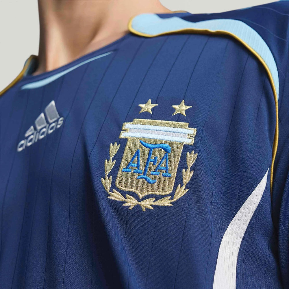 2006 Argentina Men's Retro Stadium Away Soccer Jersey Adidas