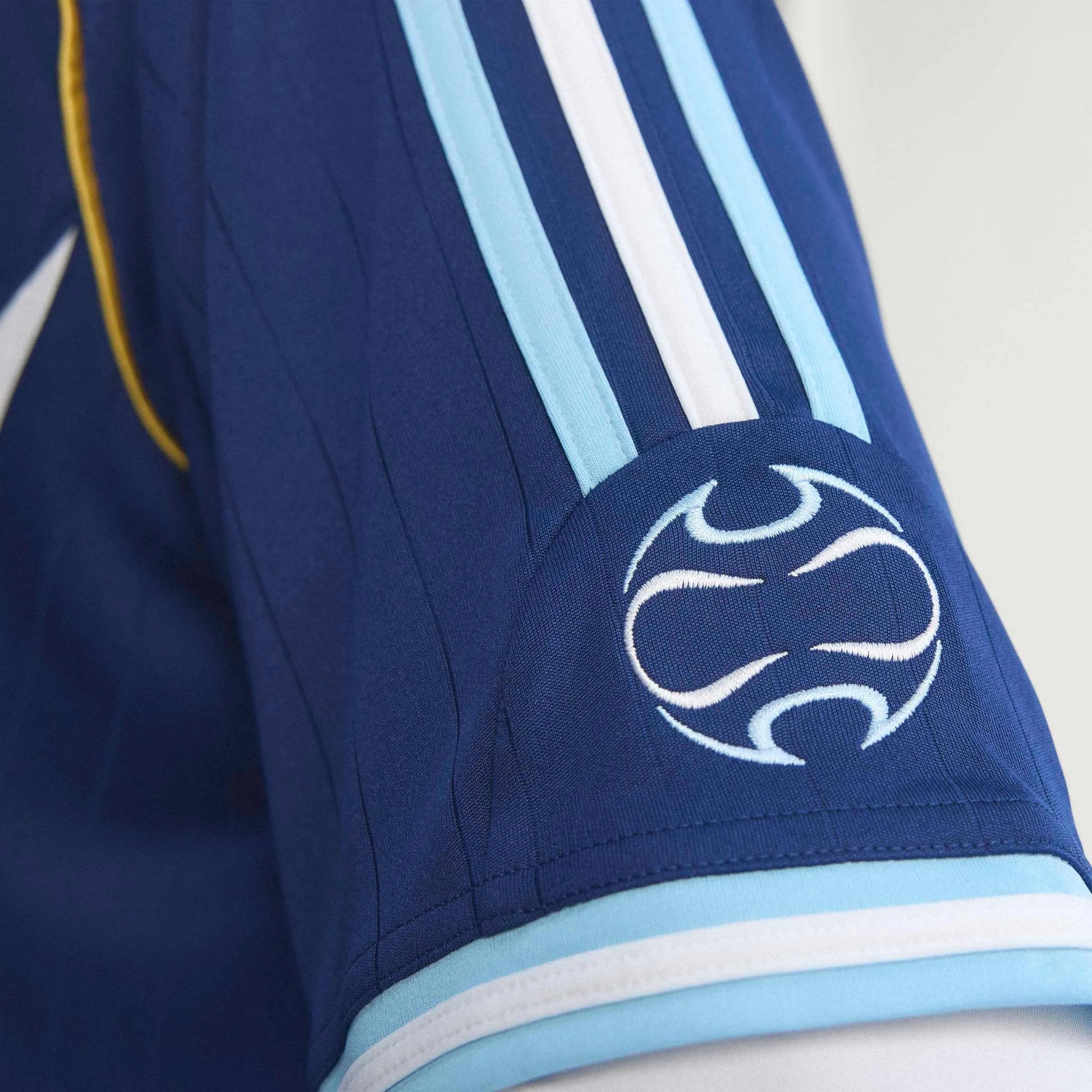 2006 Argentina Men's Retro Stadium Away Messi #19 Soccer Jersey Adidas