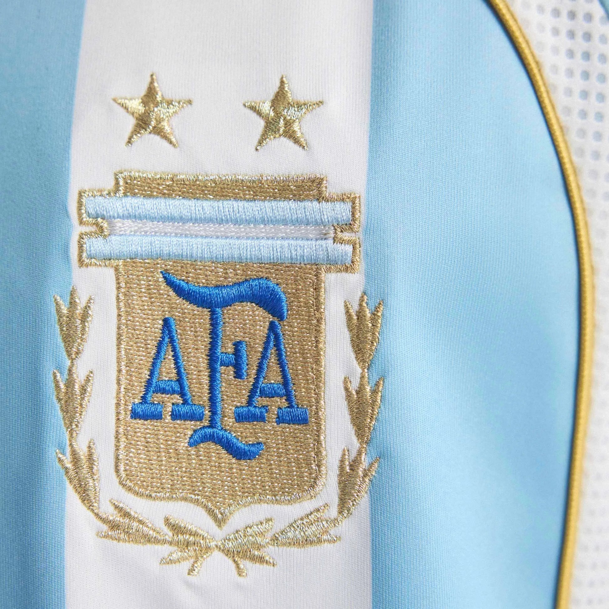 2006 Argentina Men's Retro Stadium Home Messi #19 Soccer Jersey Adidas