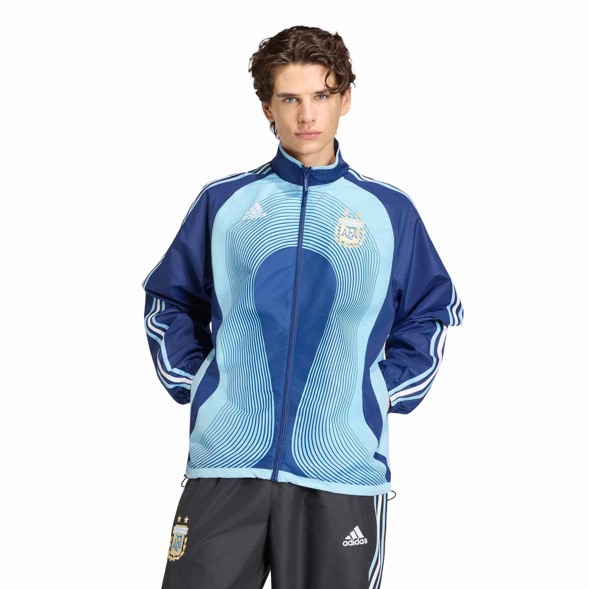 2006 Argentina Men's Retro Away Track Top Adidas