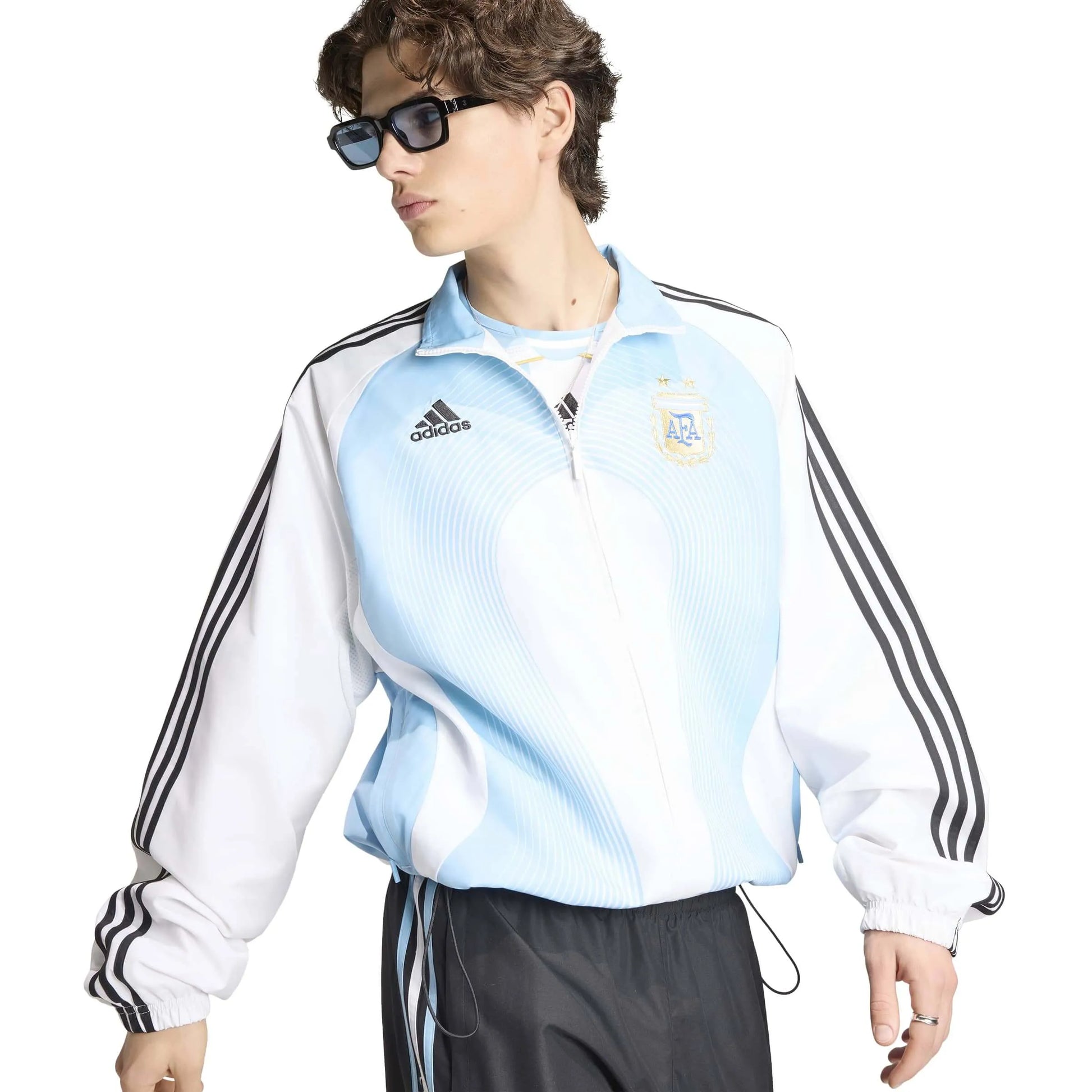 2006 Argentina Men's Retro Home Track Top Adidas