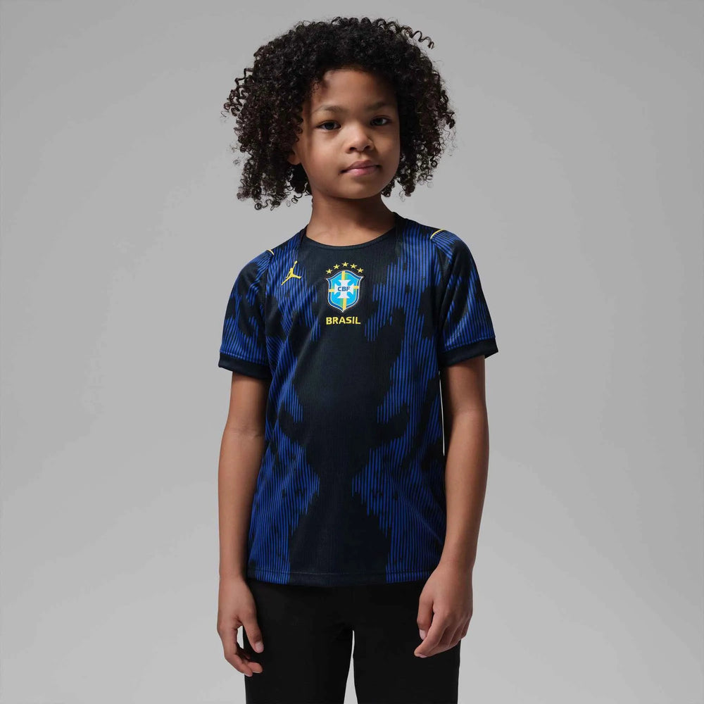 2026-27 Brazil Little Kids' Stadium Away Soccer Jersey Nike
