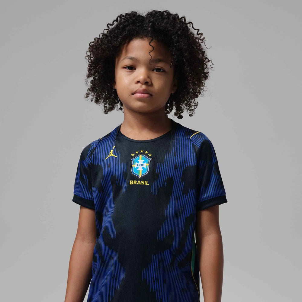 2026-27 Brazil Little Kids' Stadium Away Kit Nike