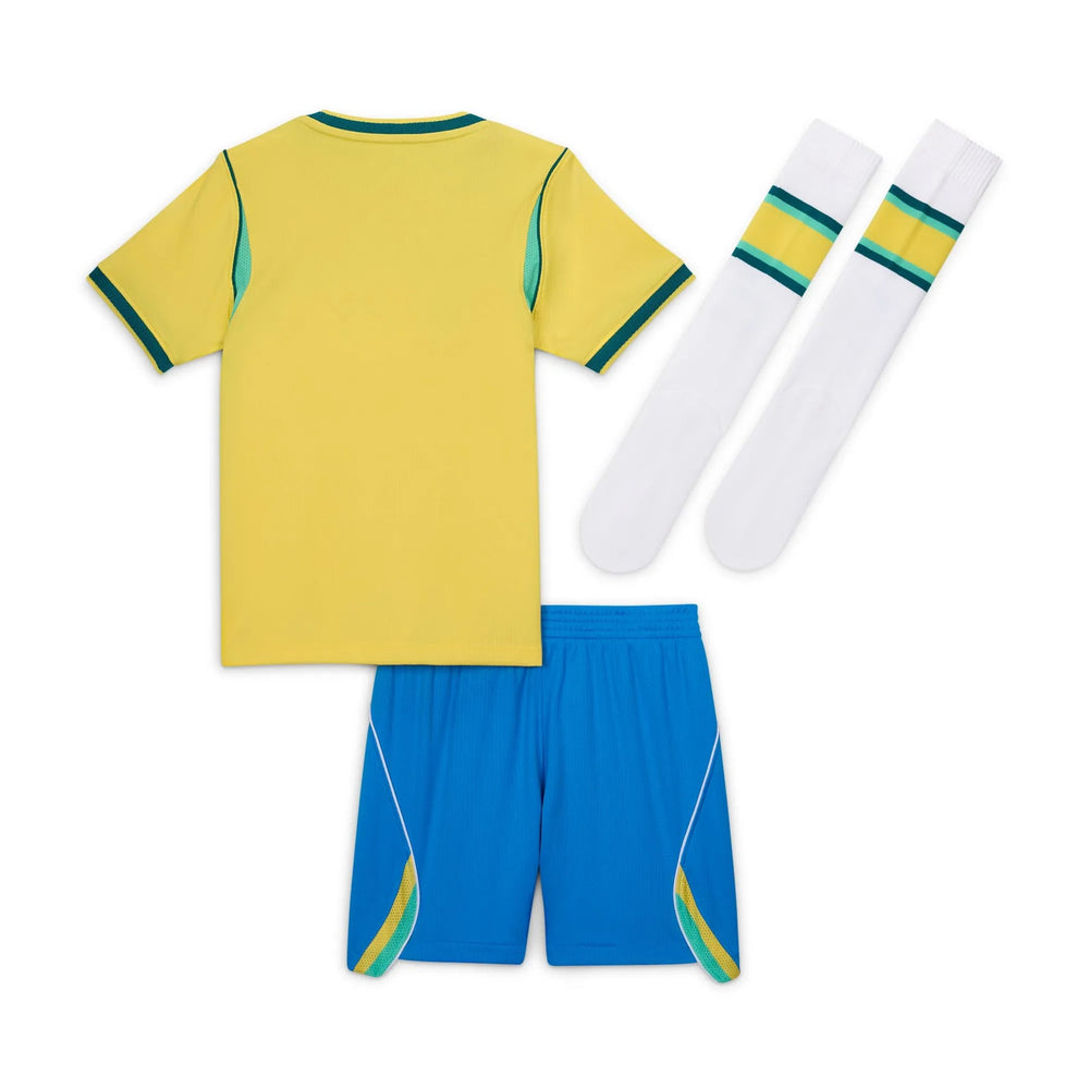 2026-27 Brazil Little Kids' Stadium Home Kit Nike
