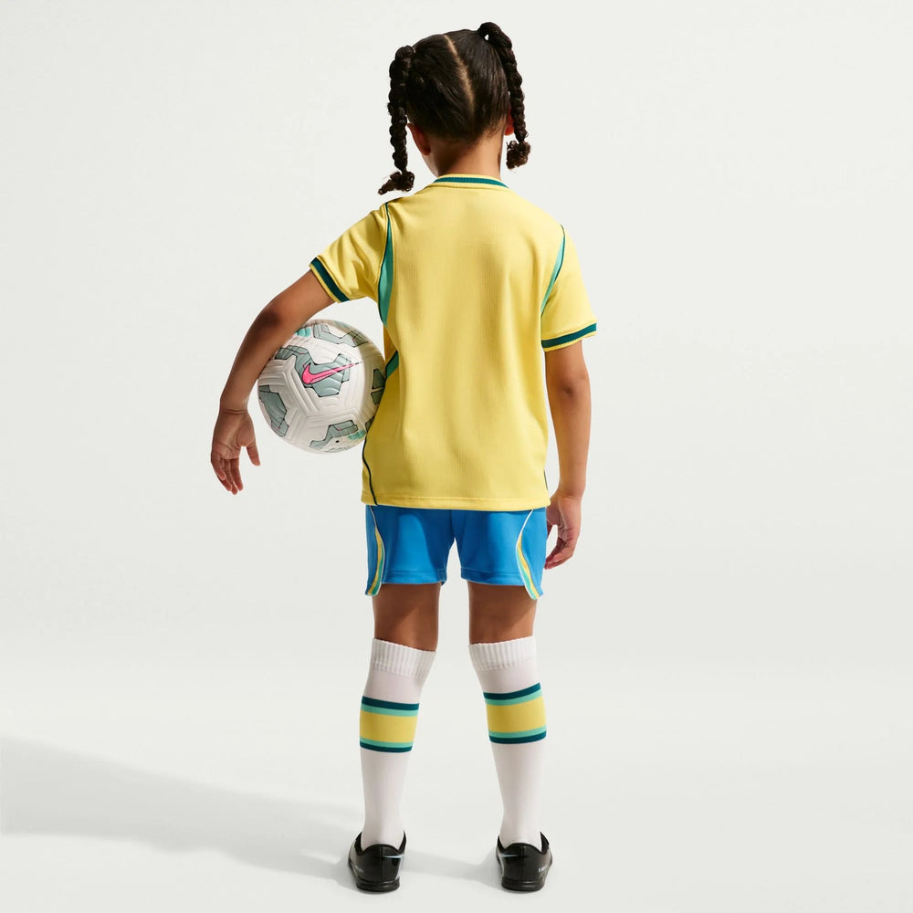 2026-27 Brazil Little Kids' Stadium Home Kit Nike