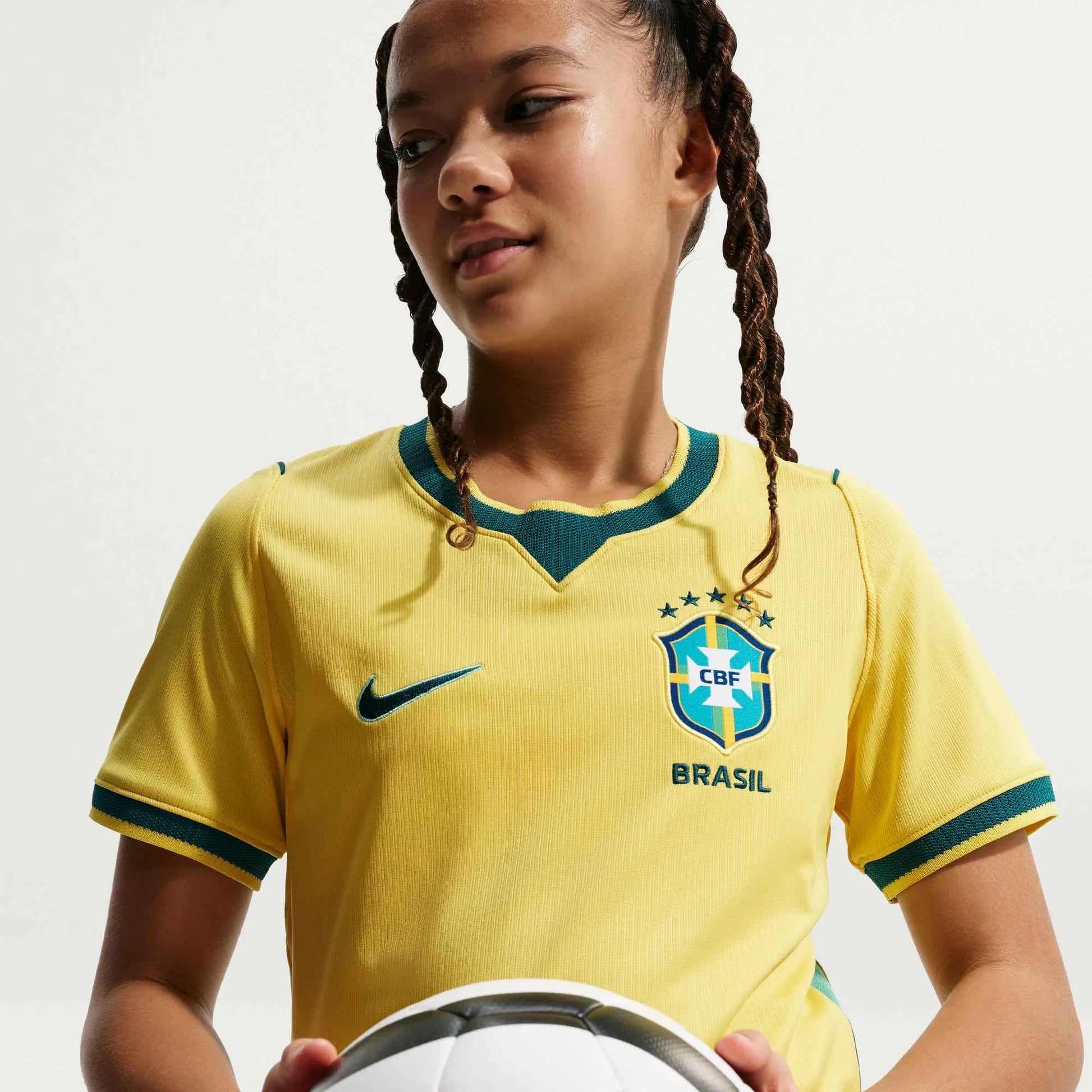 2026-27 Brazil Youth Stadium Home Soccer Jersey Nike