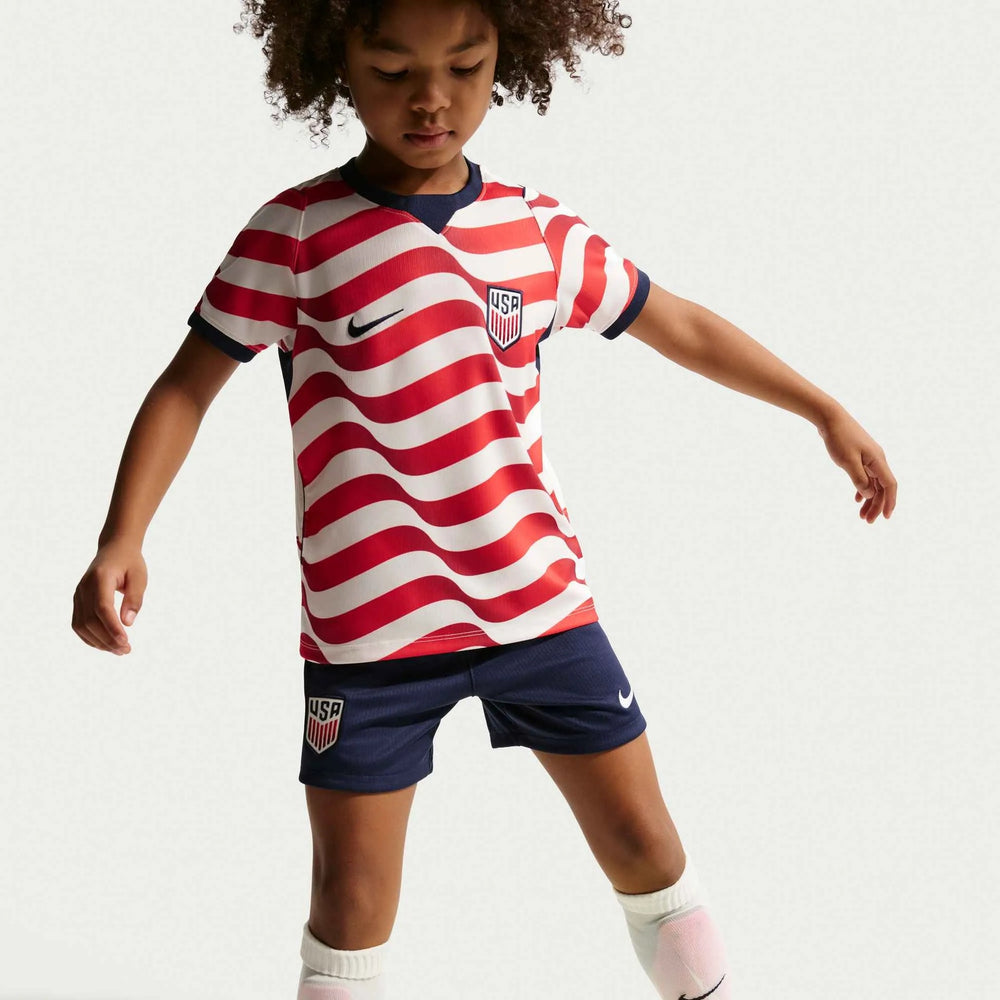 2026-27 USMNT Little Kid's Stadium Home Kit Nike